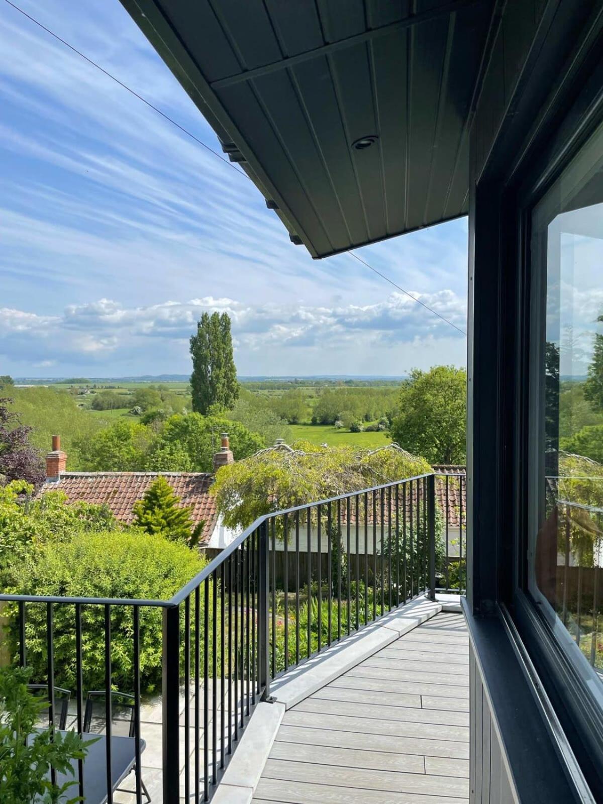 Stunning Hillside House Villa Langport Exterior foto